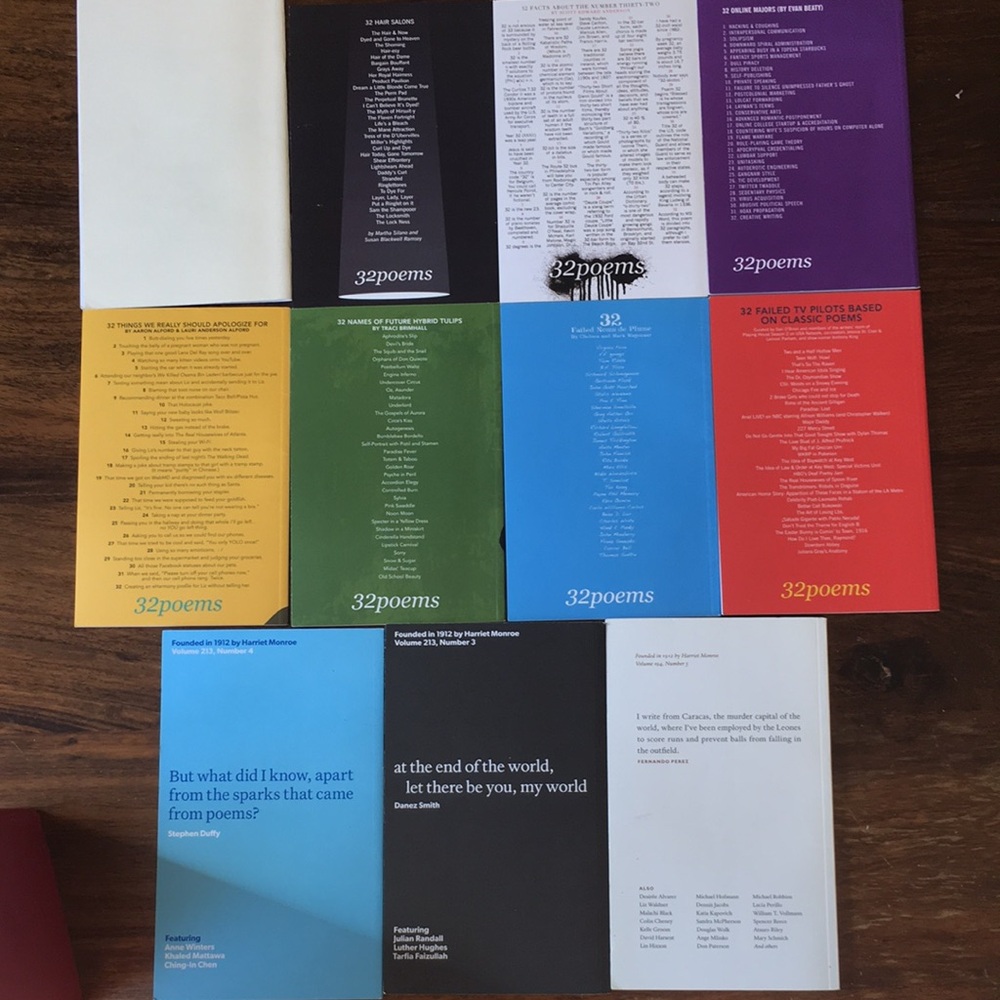 Lot of Eight “32 POEMS” Magazines + Three “POETRY” Mags (total 11 items) - Picture 2 of 7